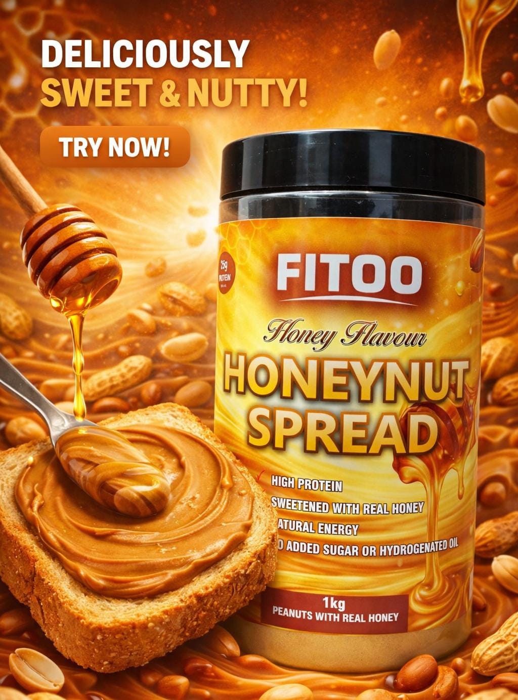 Honey Nut Spread Honey Flavour